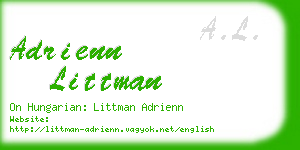 adrienn littman business card